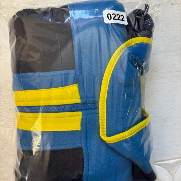 COLUMBIA Back Bowl Full Zip Fleece Jacket Mens XL BLUE YELLOW - Picture 11 of 11